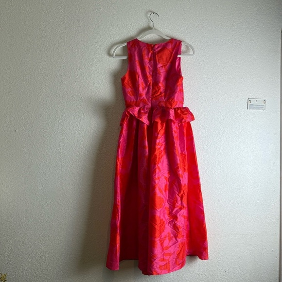 Kate Spade NY x Target Classic Rose Peplum Midi Dress  NWT - Picture 6 of 16